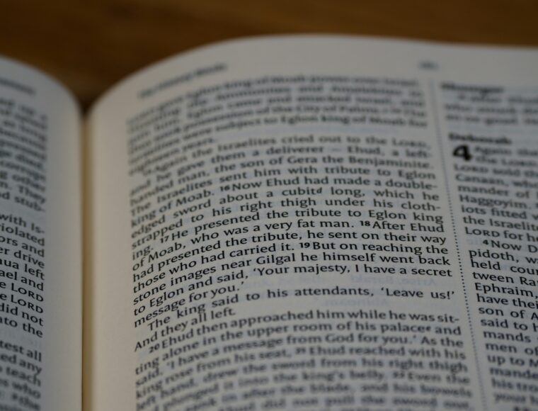 Background image of an open book