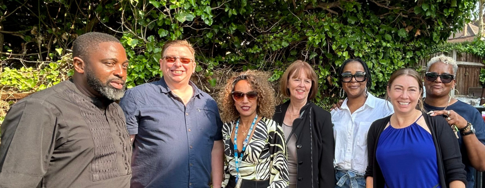 Group Photo of SIG statff at the Integrated Community Rehabilitation Service in London