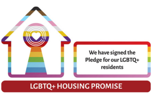 LGBTQ Housing Pledge Promise badge