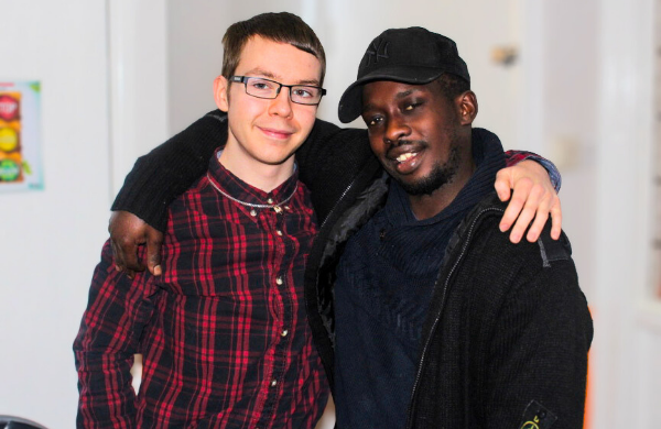 Former esidents pose during an event