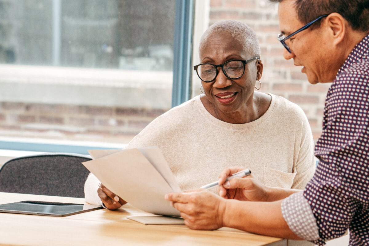 Floating support worker on a house visit